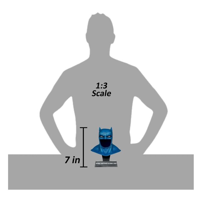 Die Rückkehr des dunklen Ritters DC Direct Mini-Replika 1/3 Batman-Kappe 19 cm