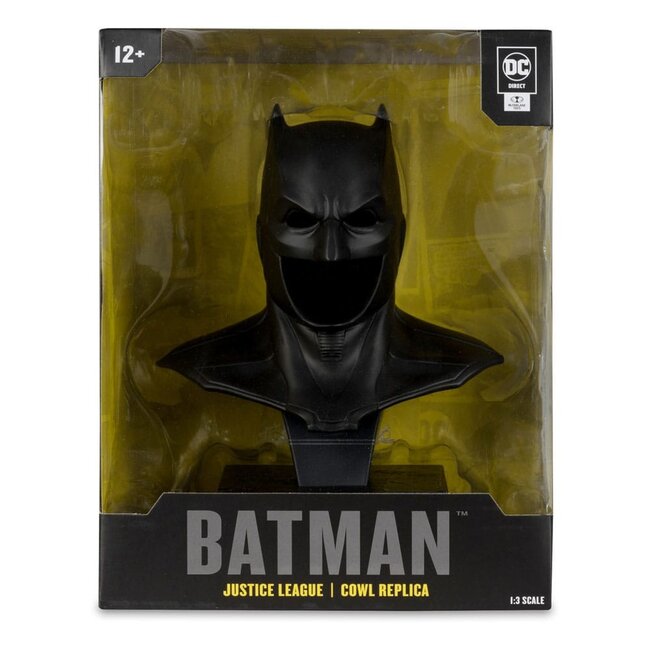 Batman DC Direct Mini-Replika 1/3 Batman Cowl (Taktikanzug der Justice League) 19 cm