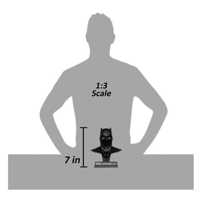 Batman DC Direct Mini-Replika 1/3 Batman Cowl (Taktikanzug der Justice League) 19 cm
