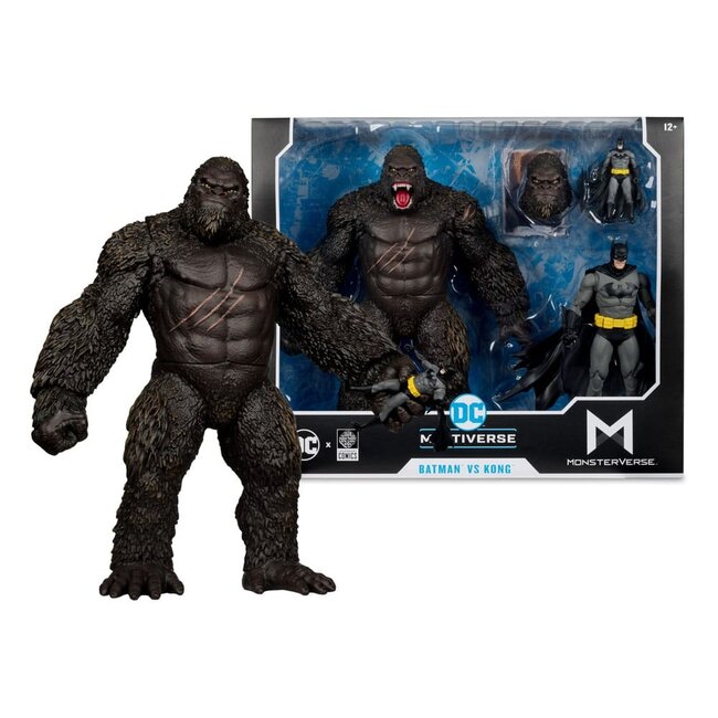 McFarlane Toys DC Justice League Monsterverse DC Multiverse Action Figures 2-Pack Batman & Kong 29 cm