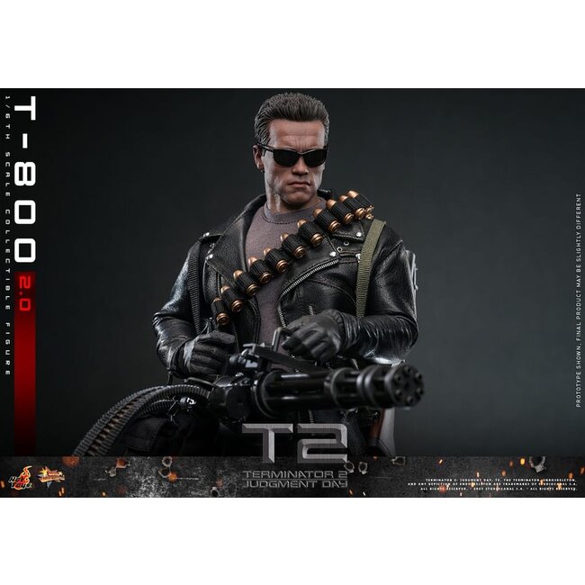 Terminator 2 Movie Masterpiece Action Figure 1/6 T-800 2.0 32 cm