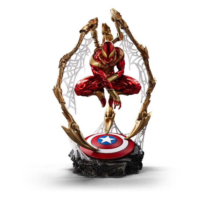 Iron Studios Marvel Art Scale Deluxe Statue 1/10 Spider-man Iron Armor Comics (CCXP Exclusive 2024) 24 cm