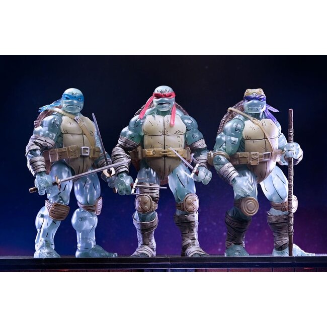 Teenage Mutant Ninja Turtles (Der letzte Ronin) Actionfigur 3er-Pack Ghost Brothers 18 cm