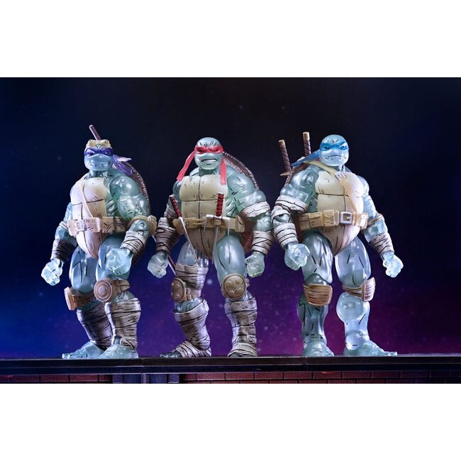 Teenage Mutant Ninja Turtles (Der letzte Ronin) Actionfigur 3er-Pack Ghost Brothers 18 cm