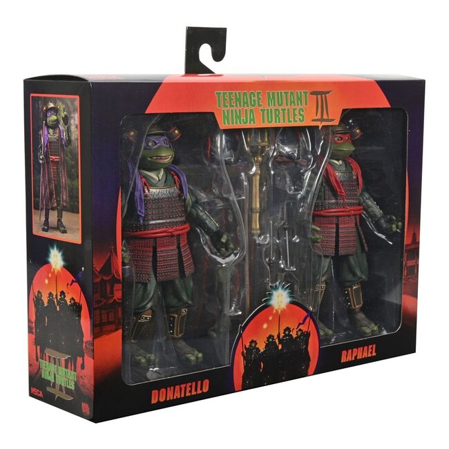 Teenage Mutant Ninja Turtles III Actionfiguren Doppelpack Donatello & Raphael 18 cm