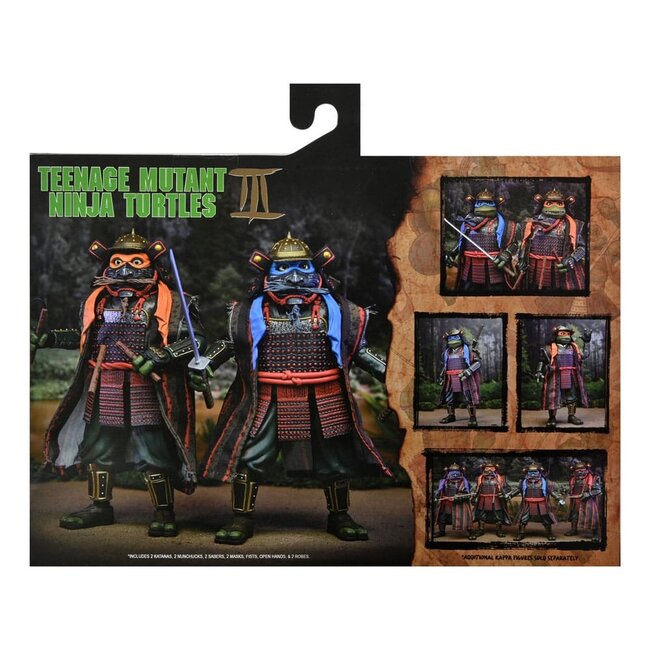 Teenage Mutant Ninja Turtles III Actionfiguren Doppelpack Leonardo & Michelangelo 18 cm