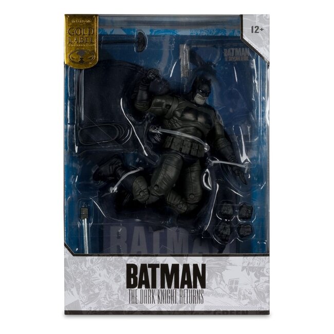 DC Multiverse McFarlane Cover Recreations Actionfigur Batman (Batman: The Dark Knight Returns #1) (Gold Label) 18 cm