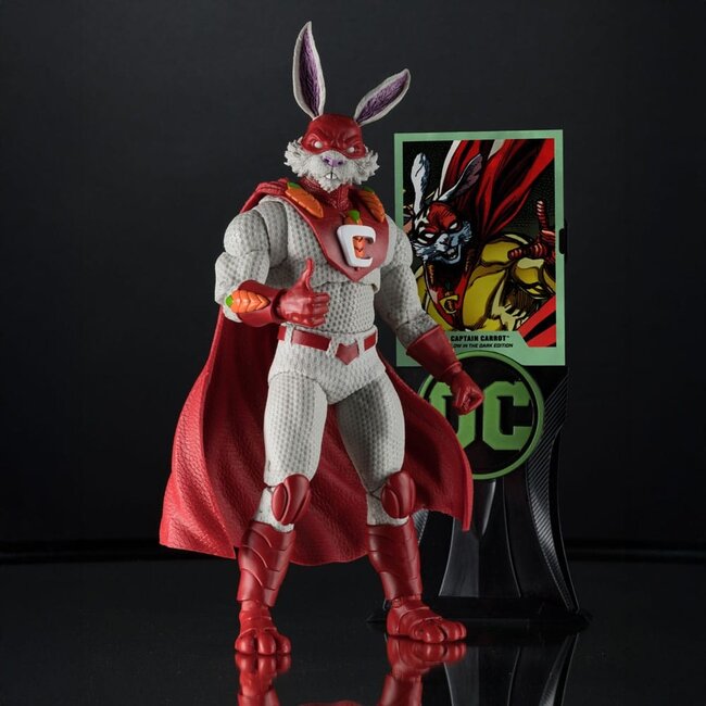 DC Multiverse Actionfigur Captain Carrot (Justice League Incarnate) Glow In The Dark Edition (Gold Label) 18 cm