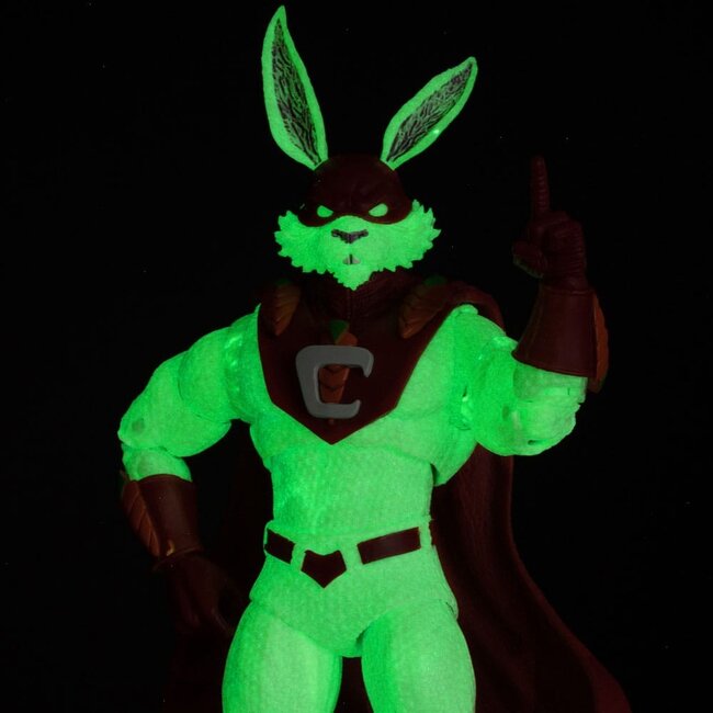 DC Multiverse Actionfigur Captain Carrot (Justice League Incarnate) Glow In The Dark Edition (Gold Label) 18 cm
