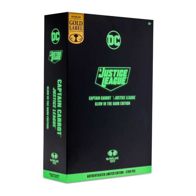 DC Multiverse Actionfigur Captain Carrot (Justice League Incarnate) Glow In The Dark Edition (Gold Label) 18 cm