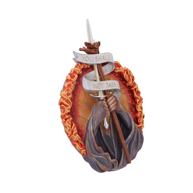 Der Herr der Ringe Wandplakette Du kommst hier nicht vorbei 30 cm