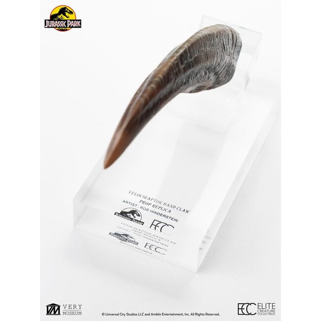 Jurassic Park ECC Elite Creature Line Statue Velociraptor Hand Claw Prop 12 cm