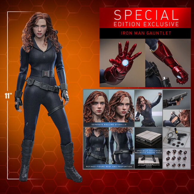 Iron Man 2 Action Figure 1/6 Black Widow (Special Edition) Artisan Edition Hot Toys Exclusive 28 cm