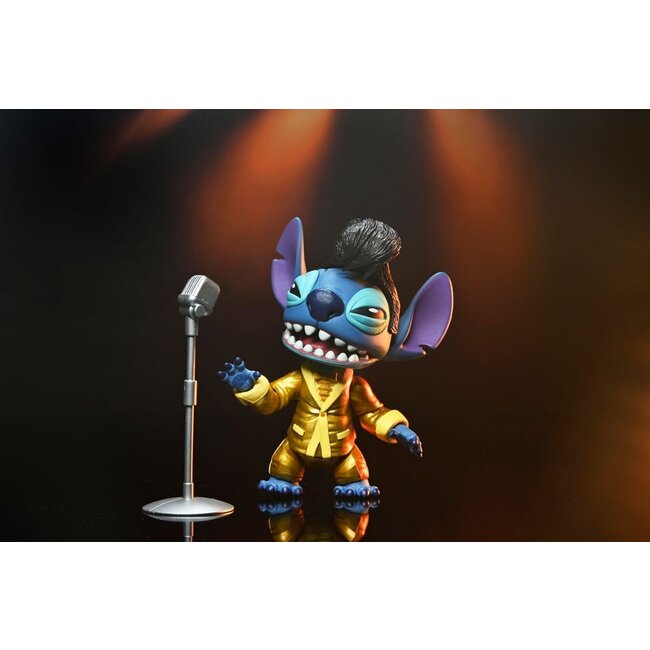 Lilo & Stitch Action Figure Ultimate Gold Suit Elvis Stitch 18 cm