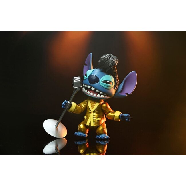 Lilo & Stitch Action Figure Ultimate Gold Suit Elvis Stitch 18 cm