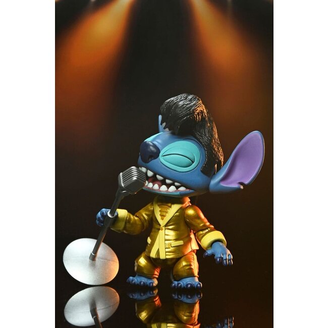 Lilo & Stitch Action Figure Ultimate Gold Suit Elvis Stitch 18 cm