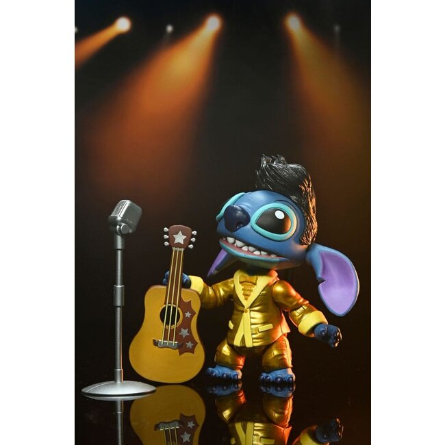 Lilo & Stitch Action Figure Ultimate Gold Suit Elvis Stitch 18 cm