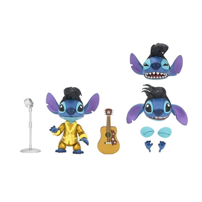 NECA  Lilo & Stitch Actionfigur Ultimate Gold Suit Elvis Stitch 18 cm