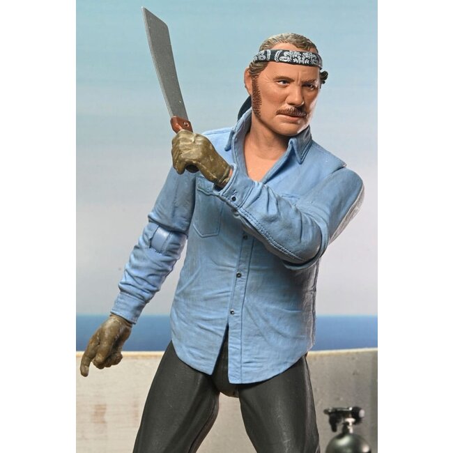 Der weiße Hai Actionfigur Ultimate Sam Quint 50. Jubiläumsfigur 18 cm