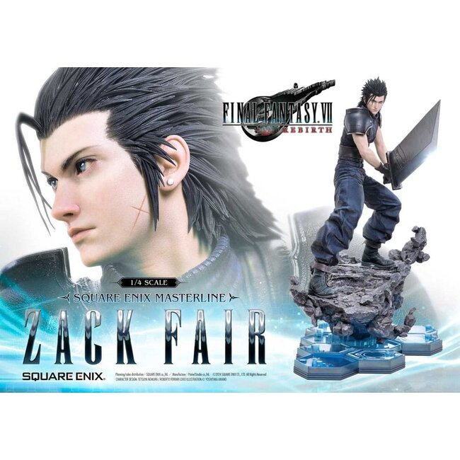 Final Fantasy VII Rebirth Statue 1/4 Zack Fair 57 cm
