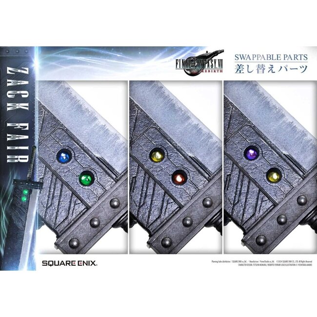 Final Fantasy VII Rebirth Statue 1/4 Zack Fair 57 cm