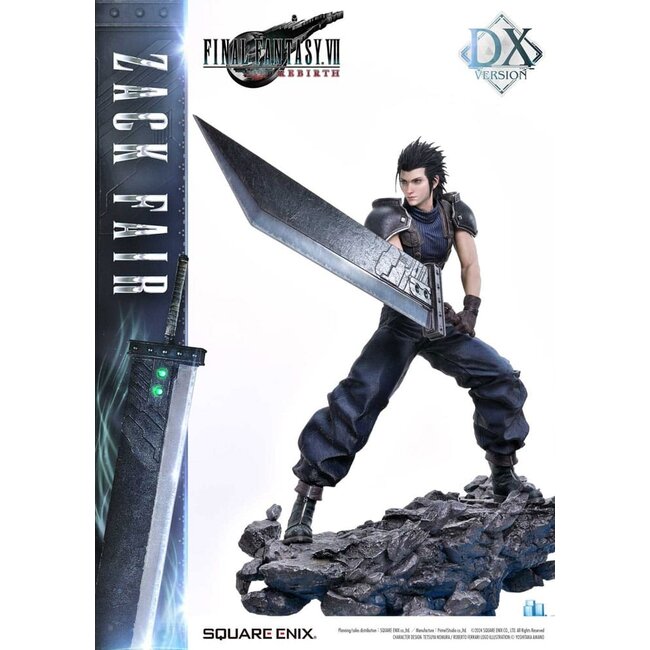 Square-Enix Final Fantasy VII Rebirth Statue 1/4 Zack Fair Deluxe Ver. 57 cm