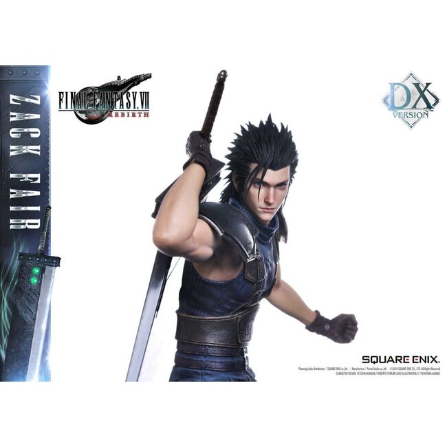 Final Fantasy VII Rebirth Statue 1/4 Zack Fair Deluxe Ver. 57 cm