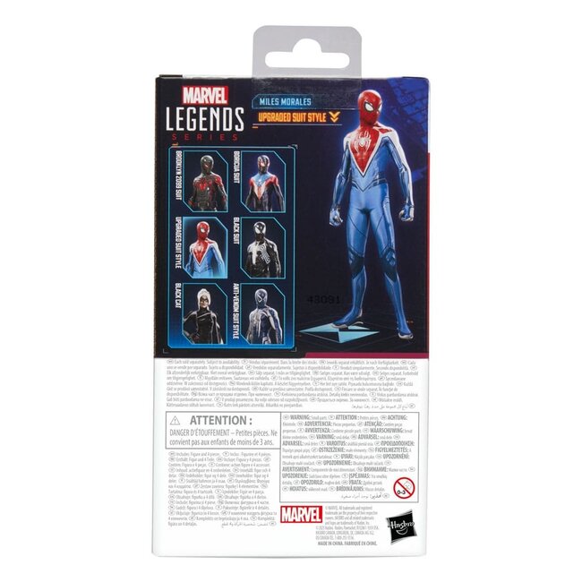 Spider-Man 2 Marvel Legends Gamerverse Actionfigur Miles Morales (verbesserter Anzugstil) 15 cm