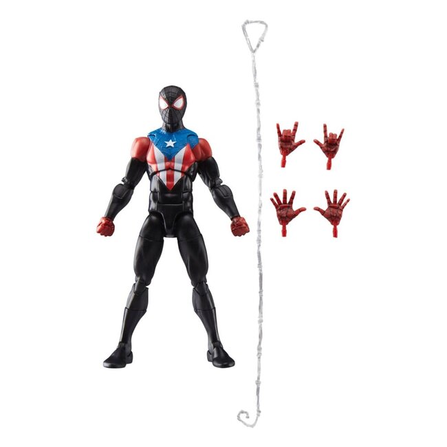 Spider-Man 2 Marvel Legends Gamerverse Actionfigur Miles Morales (Boricua-Anzug) 15 cm