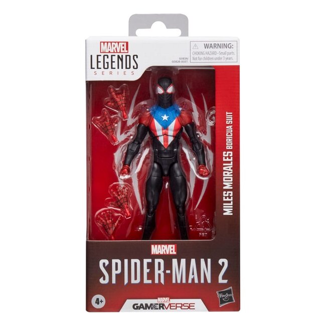 Spider-Man 2 Marvel Legends Gamerverse Actionfigur Miles Morales (Boricua-Anzug) 15 cm