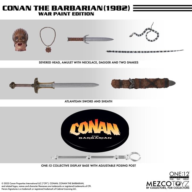 Conan the Barbarian Action Figure 1/12 Conan (1982) 16 cm
