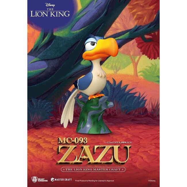 Disney Master Craft Statue Der König der Löwen Zazu 20 cm