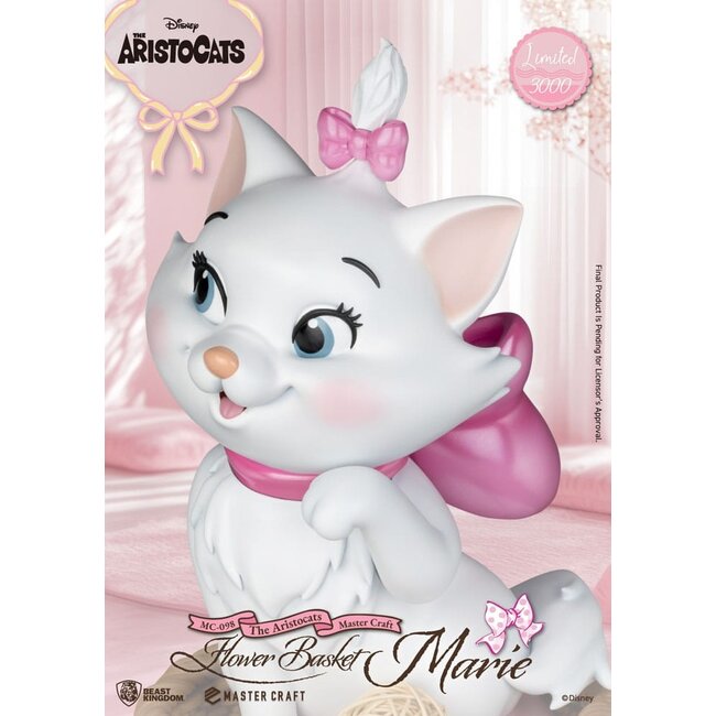 Aristocats Master Craft Statue Blumenkorb Marie 32 cm