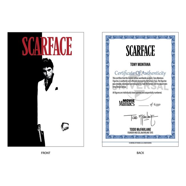 Scarface Movie Maniacs PVC Statue Tony Montana 17 cm