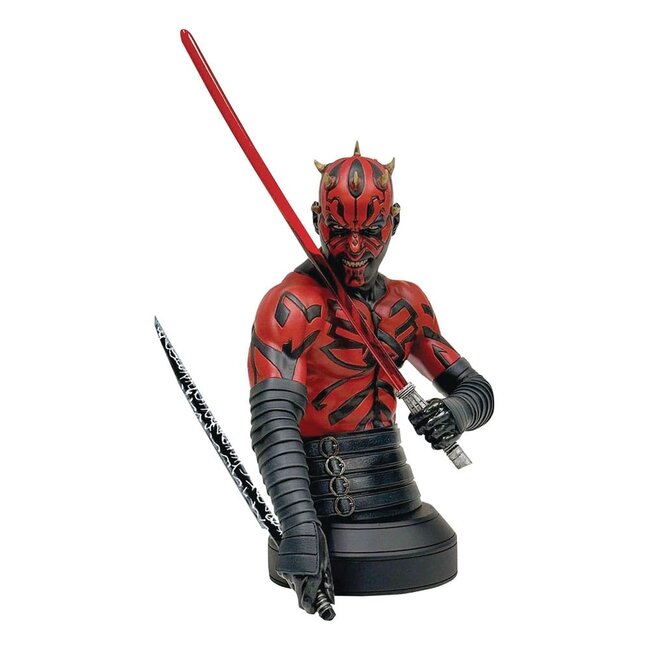 Star Wars: The Clone Wars Büste 1/6 Darth Maul (ohne Hemd) 15 cm