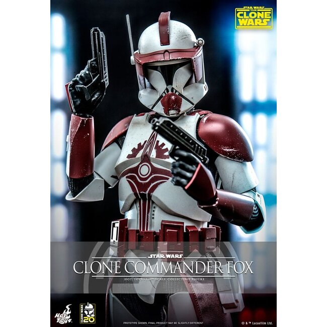 Star Wars: The Clone Wars Actionfigur 1/6 Clone Commander Fox 30 cm