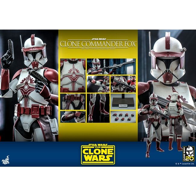 Star Wars: The Clone Wars Action Figure 1/6 Clone Commander Fox 30 cm
