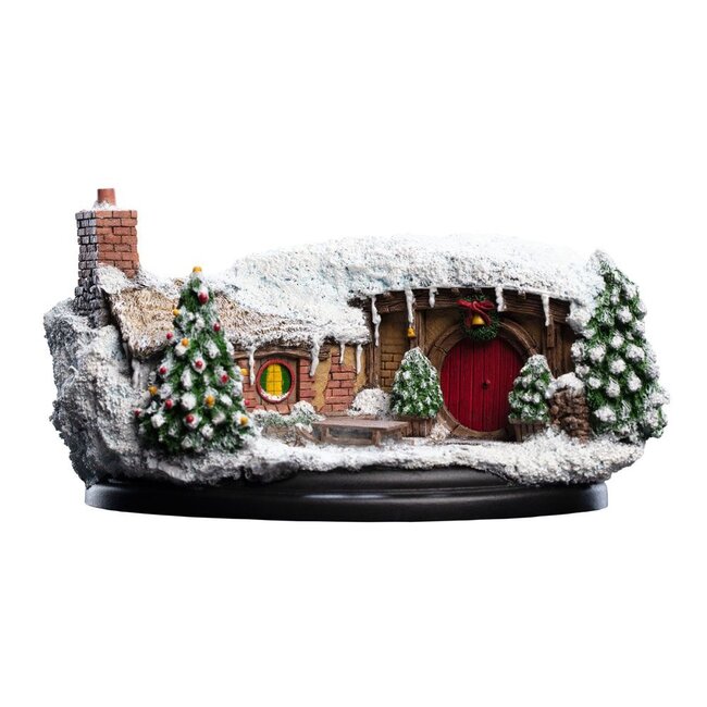Weta Workshop The Hobbit An Unexpected Journey Statue 35 Bagshot Row Christmas Edition 7 cm