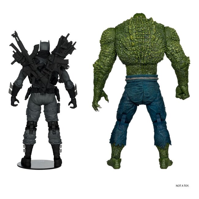 DC Multiverse McFarlane Collector Edition Actionfiguren Doppelpack #03 Batman vs. Killer Croc 18 cm