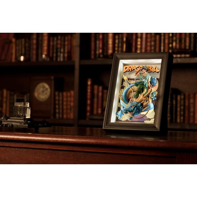 Dragon Ball Z Tamashii Art 3D Reliefbild Son Goku & Drache 27 cm