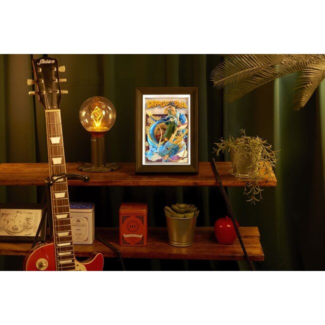 Dragon Ball Z Tamashii Art 3D Reliefbild Son Goku & Drache 27 cm