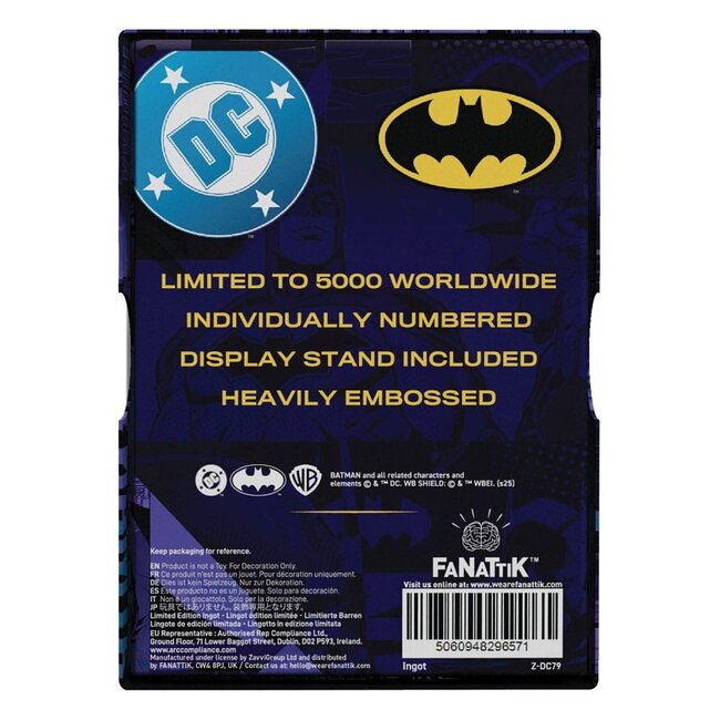 DC Comics Ingot Batman Detective Comics #9 Limitierte Auflage