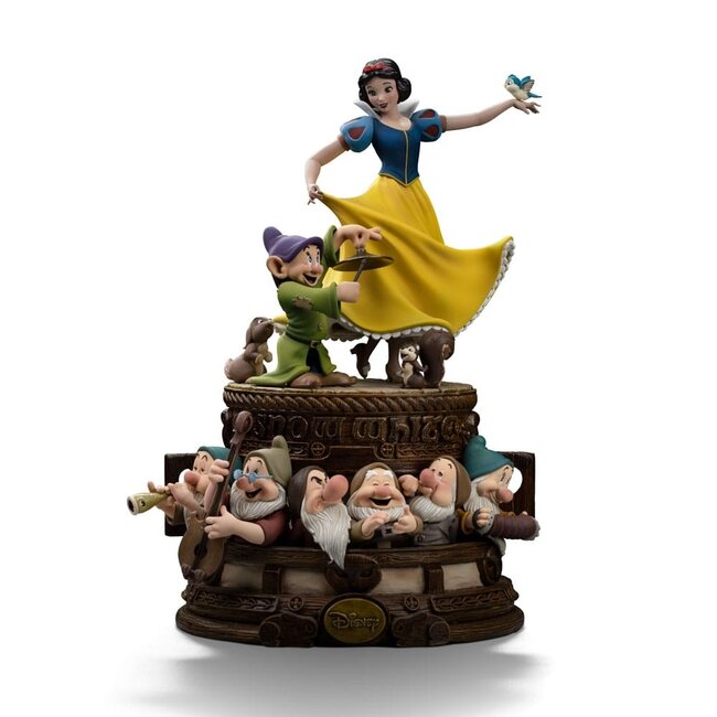 Iron Studios Snow White and the Seven Dwarves Art Scale Statue 1/10 Snow White and Dopey Deluxe Edition 21 cm