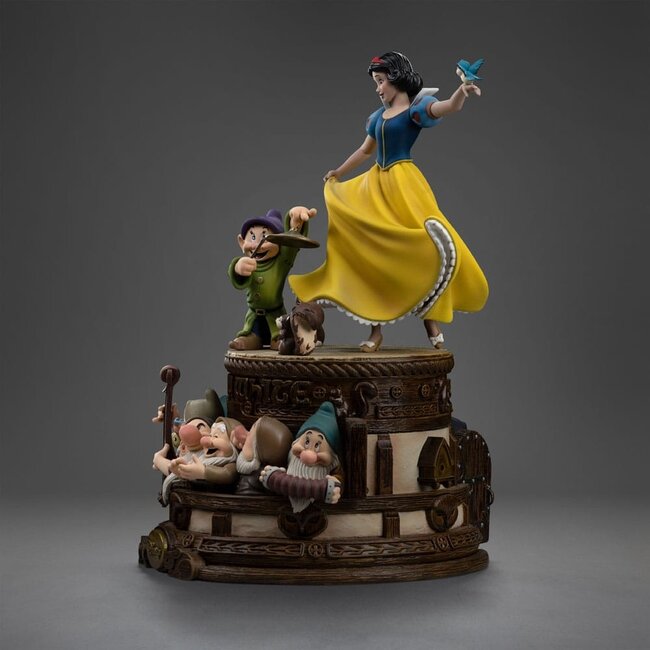 Schneewittchen und die sieben Zwerge Art Scale Statue 1/10 Snow White and Dopey Deluxe Edition 21 cm