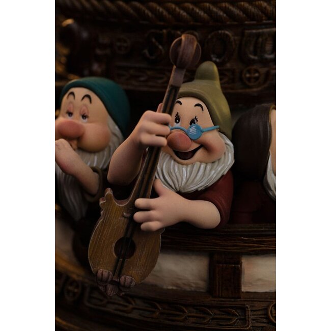 Schneewittchen und die sieben Zwerge Art Scale Statue 1/10 Snow White and Dopey Deluxe Edition 21 cm