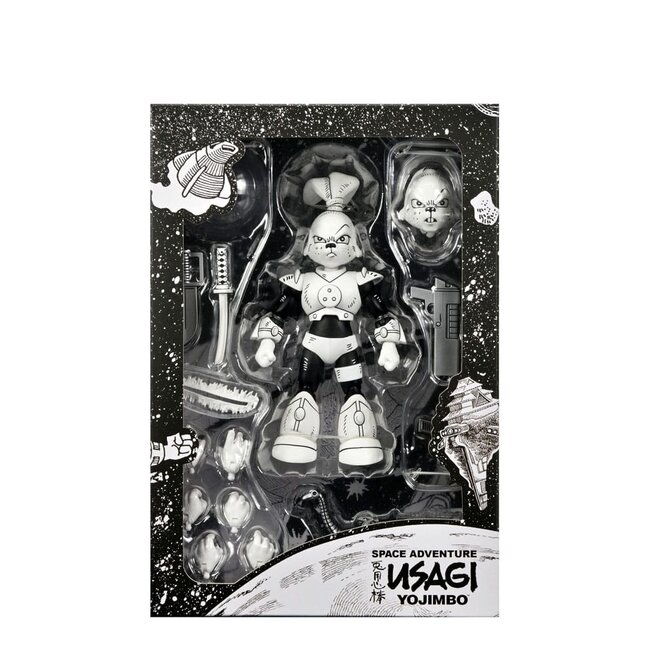 Usagi Yojimbo Actionfigur Space Usagi Yojimbo Schwarz-Weiß-Figur 18 cm