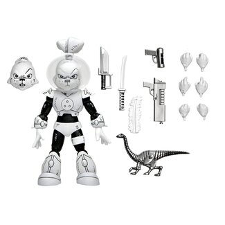 NECA  Usagi Yojimbo Actionfigur Space Usagi Yojimbo Schwarz-Weiß-Figur 18 cm