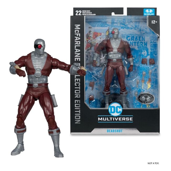 DC Multiverse McFarlane Collector Edition Action Figure #35 Deadshot Platinum 18 cm