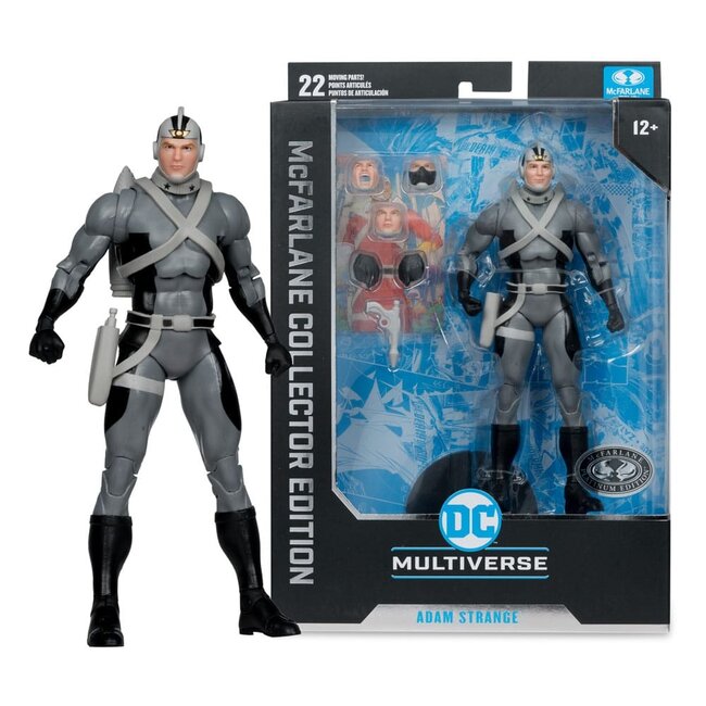 DC Multiverse McFarlane Collector Edition Action Figure #33 Adam Strange Platinum 18 cm