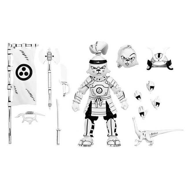 NECA  Usagi Yojimbo Actionfigur Samurai Usagi Yojimbo Schwarz-Weiß-Figur 18 cm